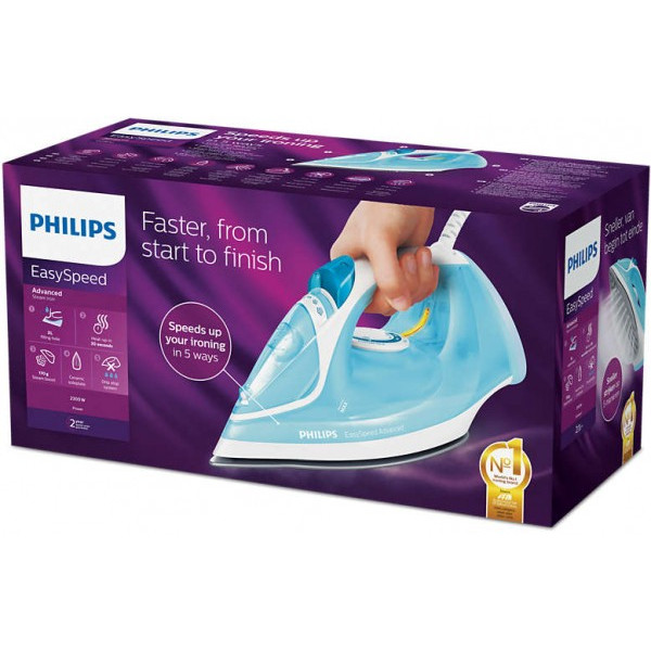 PHILIPS Pegla EasySpeed Plus GC2670/20 Parna, Plava - Image 4