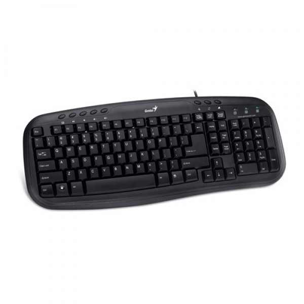GENIUS tastatura KB-M200 USB YU (Crna) - 31310049122 SRB (YU), 8 multimedijalna tastera