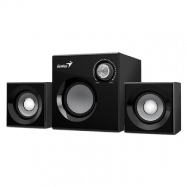 GENIUS zvučnici SW-2.1 370 (Crni) - 31731067100 2.1, 8W, 75Hz-20KHz, 65dB