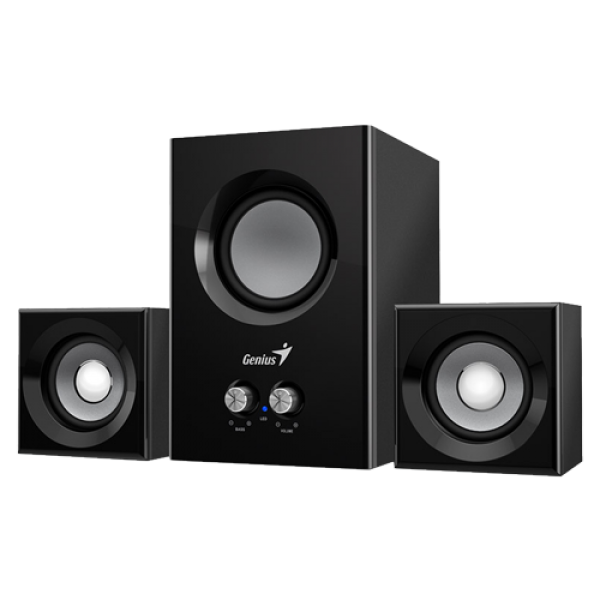 GENIUS zvučnici SW-2.1 375 (Crni) - 31731066100 2.1, 12W, 75Hz-20KHz, 75dB