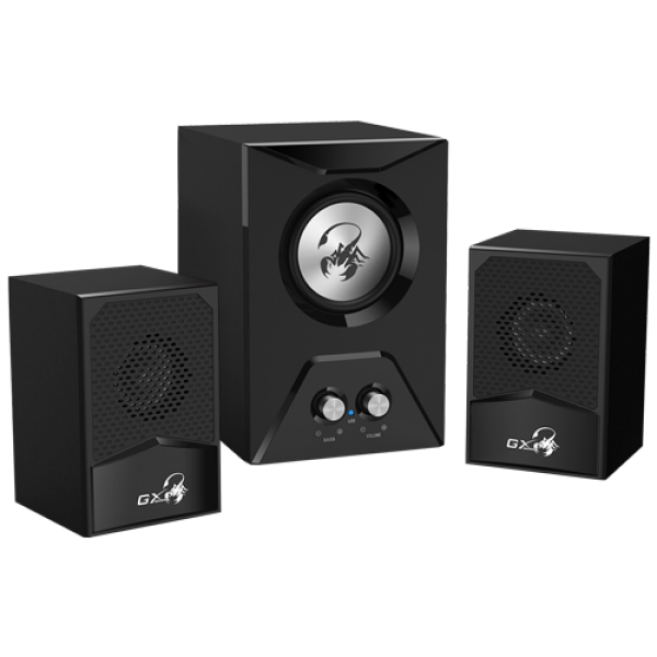 GENIUS zvučnici SW-G2.1 500 (Crni) - 31730003401 2.1, 15W, Drvo (woofer), plastika (sateliti), Strujno