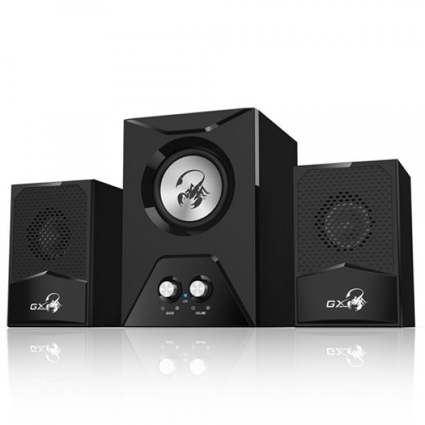 GENIUS zvučnici SW-G2.1 500 (Crni) - 31730003401 2.1, 15W, Drvo (woofer), plastika (sateliti), Strujno - Image 2