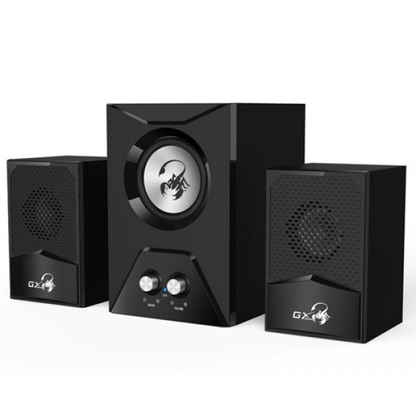 GENIUS zvučnici SW-G2.1 500 (Crni) - 31730003401 2.1, 15W, Drvo (woofer), plastika (sateliti), Strujno - Image 3