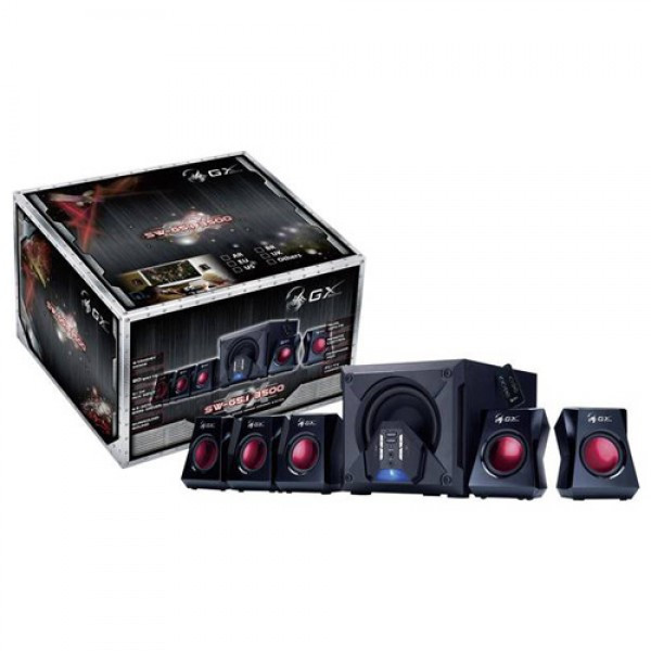 GENIUS SW-G5.1 3500 GX Gaming Speakers 5.1, 80W, 50Hz-20KHz, Drvo (woofer), plastika (sateliti) - Image 4