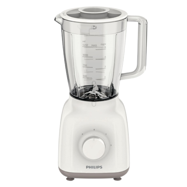 PHILIPS Blender HR2100/00 Plastična, 1.5 l, 400 W, Bela