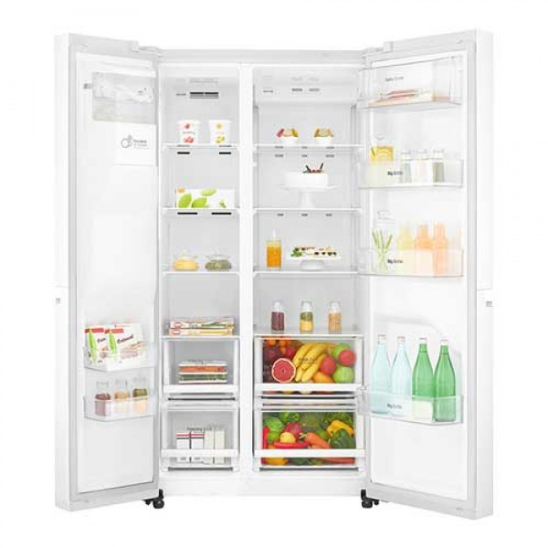LG Side by side frižider GSL760SWXV Total No Frost, A+, 405 l, 196 l - Image 3