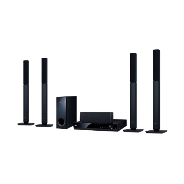 LG LHD457 Kućni bioskop sa DVD plejerom, 5.1, Crna