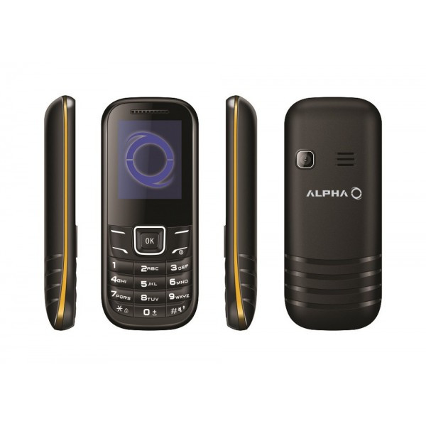 ALPHA D1 Mobilni telefon (Žuta) DS