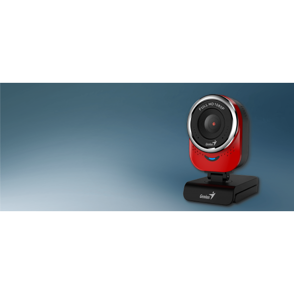 GENIUS Web kamera QCam 6000 (Crvena), 2,1 Mpix, USB 2.0