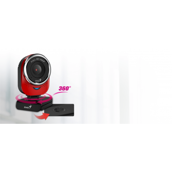 GENIUS Web kamera QCam 6000 (Crvena), 2,1 Mpix, USB 2.0 - Image 2