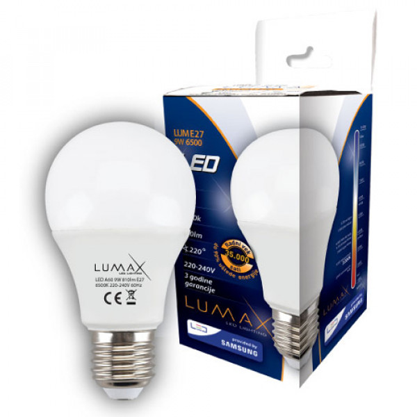 Led sijalica LUMAX E-27 9W 6500K