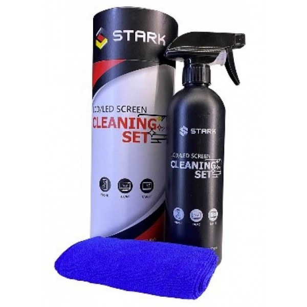 STARK Sredstvo za čišćenje LCD-LED ekrana 500ml + krpica 30cm X 30cm