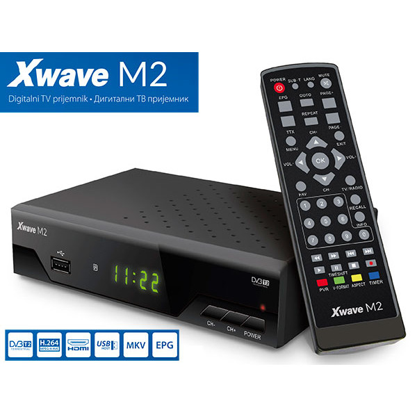 DVB-T2 Set Top Box XWAVE M2 DVB - Image 2
