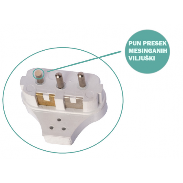 PRIKLJUČNI KABAL 5x2.5 mm PP/J 1.5 met. M-T - Image 2