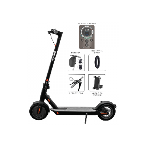 RING Električni trotinet + torbica , retrovizor RX2 Soild - Image 8