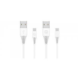 SWISSTEN USB Data Cable 1.5m 3.1 Type-C (Bela)