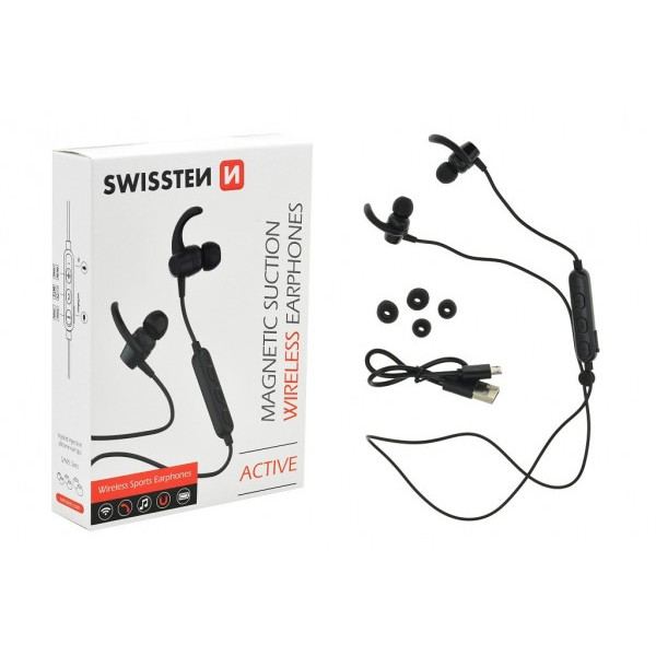 SWISSTEN Slusalice Bluetooth Active (Crna) - Image 2