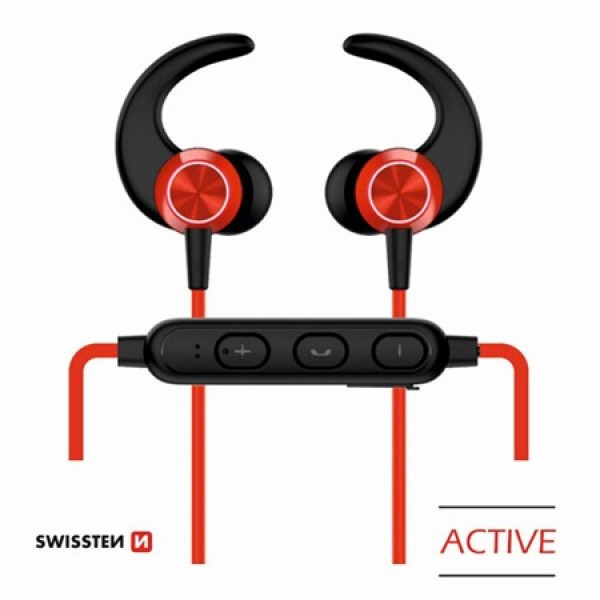SWISSTEN Slusalice Bluetooth Active (Crvena) - Image 2
