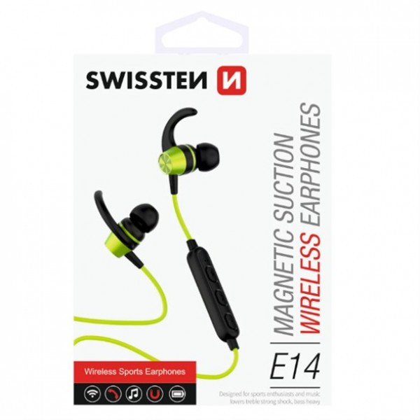 SWISSTEN Slusalice Bluetooth Active (Zuta) - Image 2