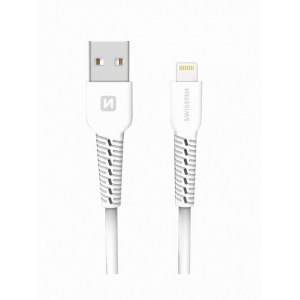 SWISSTEN USB Data Cable 1m Lightning (Bela)