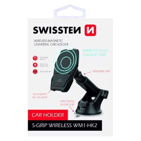 SWISSTEN Auto-drzac WiFi punjac S-grip WM1-HK2 (Crna) - Image 2