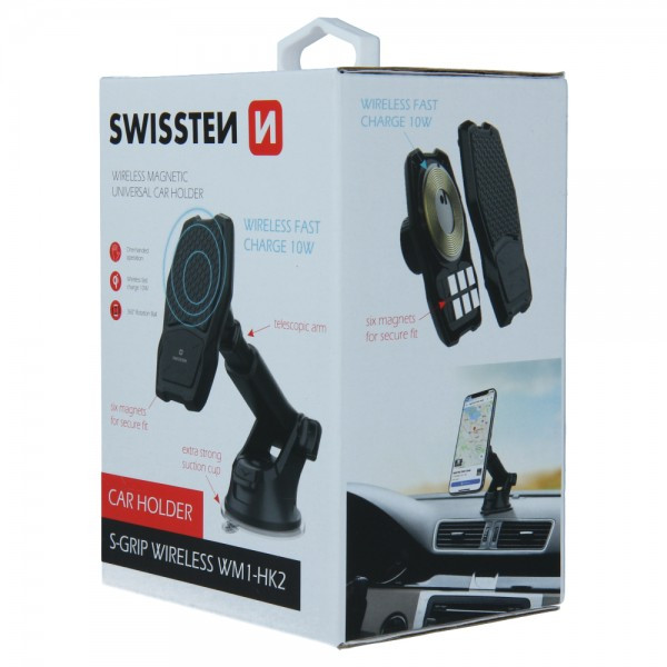 SWISSTEN Auto-drzac WiFi punjac S-grip WM1-HK2 (Crna) - Image 6