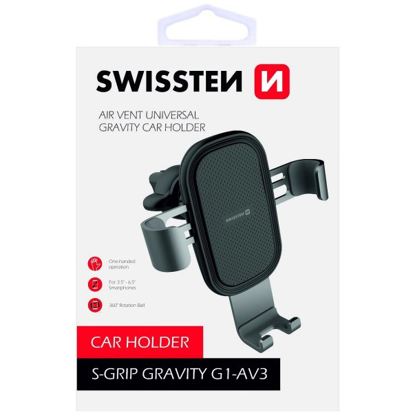 SWISSTEN Auto-drzac Ventilacija S-grip G1-AV3 (Crno-siva) - Image 3