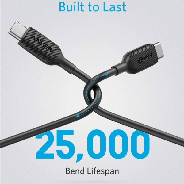 ANKER USB Kabl PLIII USBC-USBC 3ftB (Crna) - Image 2