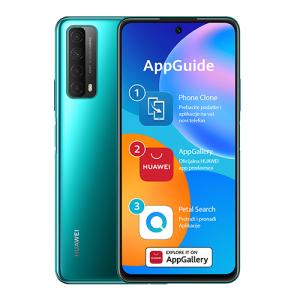 HUAWEI P Smart (2021), 6.67", 4/128GB, 48 Mpix + 8 Mpix + 2 Mpix + 2 Mpix (Zelena)