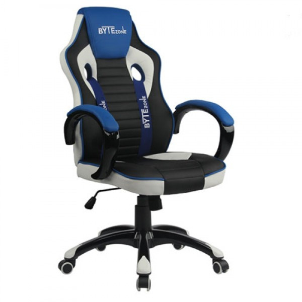 BYTEZONE gejmerska stolica RACER PRO (Plava/Crna) - Image 4