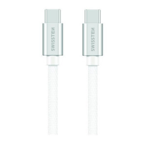 SWISSTEN USB Data Cable type C na type C Textile 1.2m (Siva)