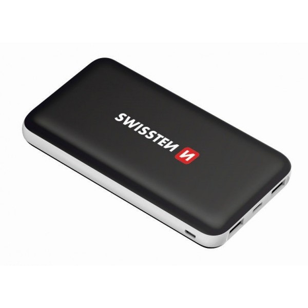SWISSTEN PowerBank SlimCore 10.000mah type C (Crna)