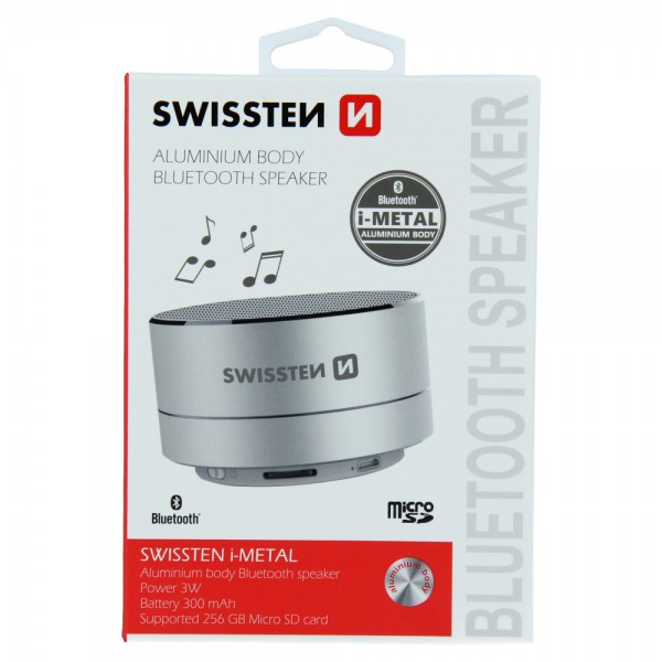 SWISSTEN Bluetooth Zvucnik I-Metal (Siva) - Image 4