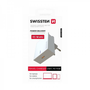 SWISSTEN Kucni Punjac 45W PD3.0 (Bela)
