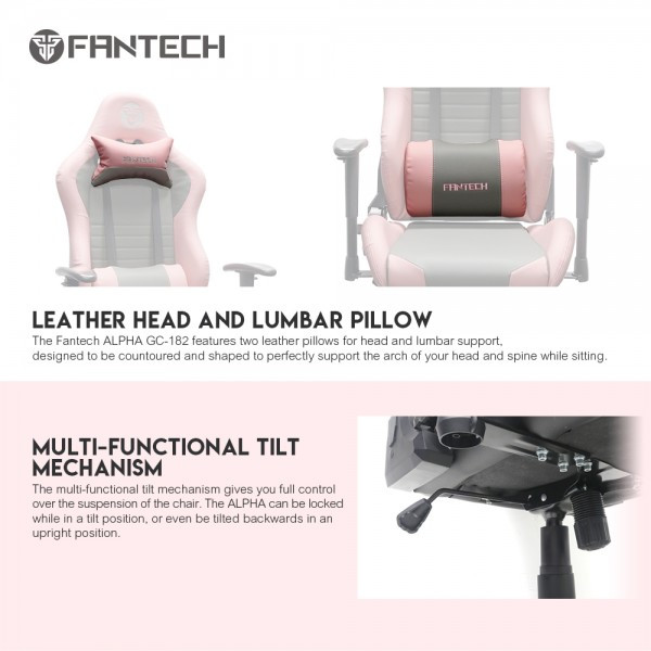 FANTECH Stolica Alpha GC182 (Pink) - Image 4