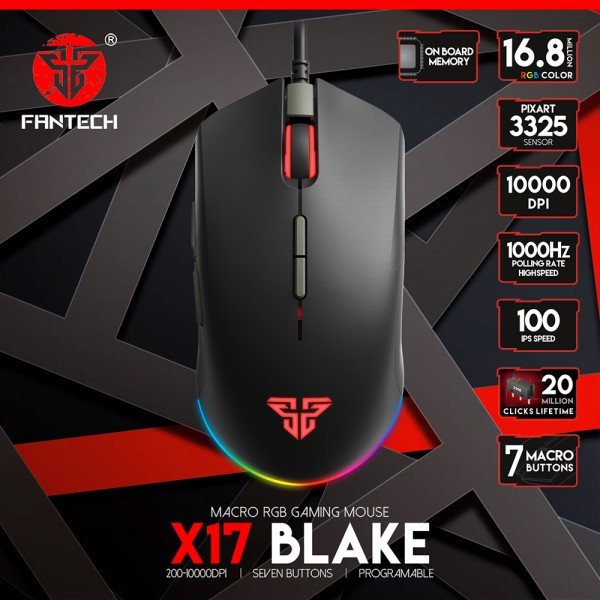 FANTECH Miš Gaming X17 Blake (Crna) - Image 6