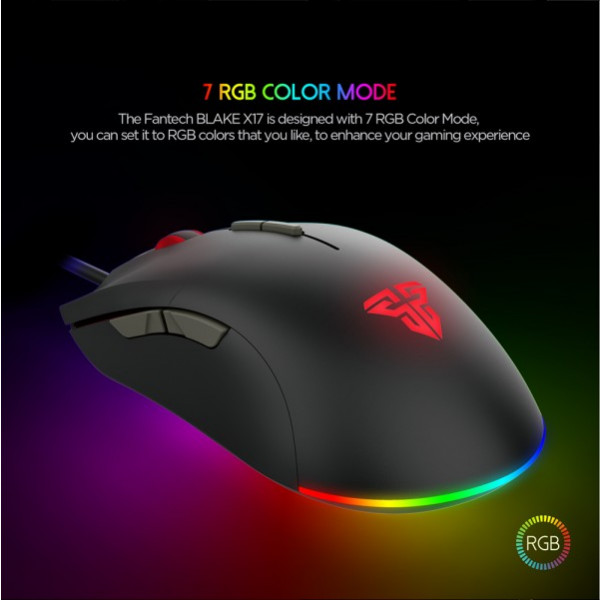 FANTECH Miš Gaming X17 Blake (Crna)
