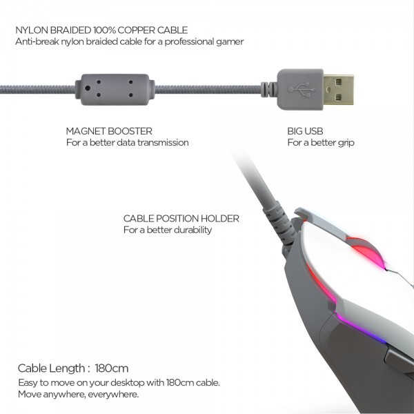 FANTECH Miš Gaming X17 Blake Space Edition - Image 2