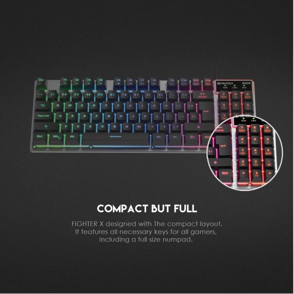 FANTECH Tastatura K613X Figher II (Crna) - Image 2