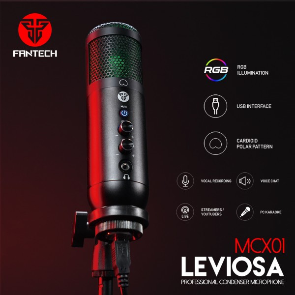 FANTECH Mikrofon MCx01 Leviosa (Crna) - Image 6