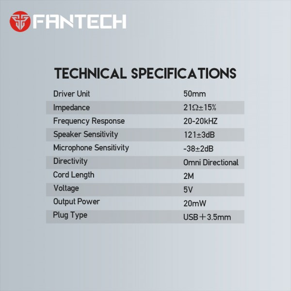FANTECH Slušalice HG20 CHIEF II (Crna) - Image 6