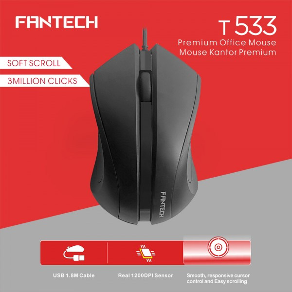 FANTECH Miš T533 (Crna) - Image 2