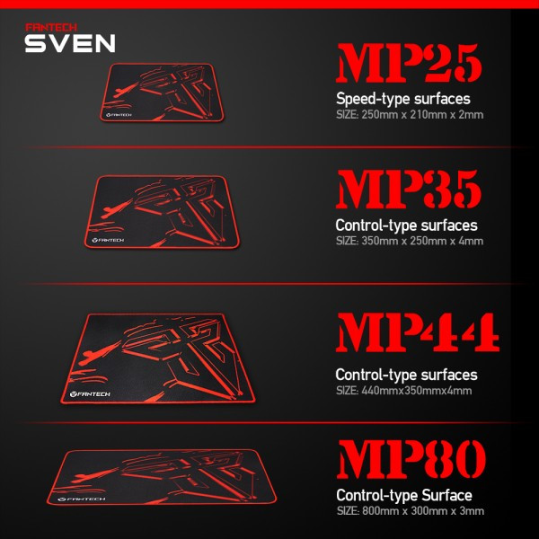 FANTECH Podloga za miš SVEN MP35 (Crna) - Image 5