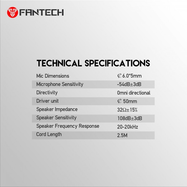 FANTECH Gaming Slušalice HG15 Captain 7.1 (Crna) - Image 6