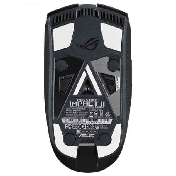 ASUS Bežični gejmerski miš ROG Strix Impact II Wireless (Crna) 90MP01P0 BMUA00 - Image 5