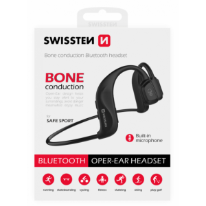 SWISSTEN Bluetooth Slušalice  Bone (Crna)