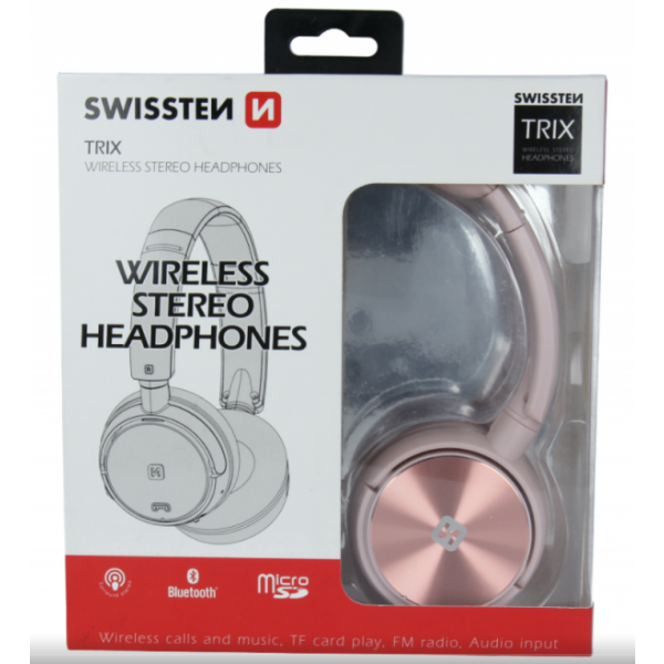Swissten Slusalice Velike WiFi Stereo Trix (Roza)