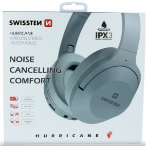 SWISSTEN WiFi Stereo Slusalice Hurricane (Siva)