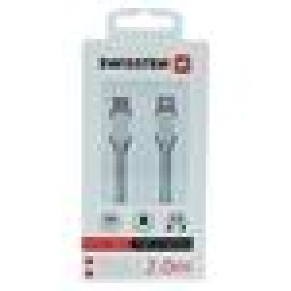 Swissten USB Data cable type C na lightning 2m sivi - Image 3