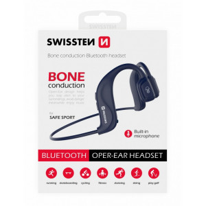 Swissten Bluetooth Slušalice za trčanje Bone plave